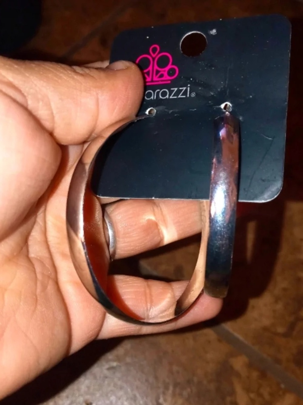 Paparazzi Silver-Tone Hoop Earrings - Silver
